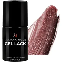 Juliana Nails Gel Lack Reflective Glitter Drawings Reflective Glitter Drawings 6ml