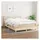 vidaXL Boxspringbett 140 x 200 cm Creme