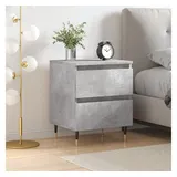 vidaXL Nachttisch Betongrau 40x35x50 cm Holzwerkstoff