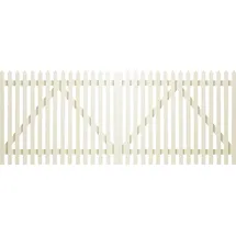 Plus Doppeltor 300 x 120 cm Weiß