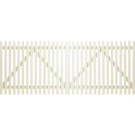 Plus Doppeltor 300 x 120 cm Weiß