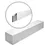 NOEL & MARQUET Sockelleiste NMC CF2S-box WALLSTYL Weiß 18 St. 360 x 11 cm