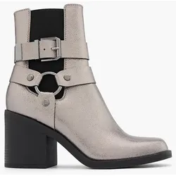 Stiefelette - Damen - silber - 38