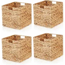 lycce Aufbewahrungskorb Aufbewahrungskorb Casual Aufbewahrungskorb Wasserhyazinthe 33 x 33 x 33 cm)