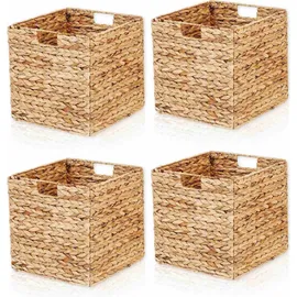 lycce Aufbewahrungskorb Aufbewahrungskorb Casual Aufbewahrungskorb Wasserhyazinthe 33 x 33 x 33 cm)