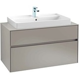 Villeroy & Boch Villeroy und Boch Collaro Waschtischunterschrank C02000RH 100x54,8x50cm, Waschtisch mittig, Kansas Oak