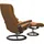 Stressless Relaxsessel View Kaltschaum 78 x 108 x 78 cm Braun mit Hocker