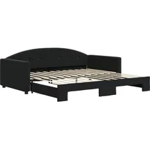 vidaXL Tagesbett 100 x 200 cm Schwarz
