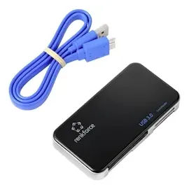 Renkforce RF-PCR-350 Externer Speicherkartenleser USB-A (USB 3.0) Schwarz