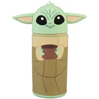 Grupo Erik Federmäppchen Star Wars Grogu Baby Yoda Mäppchen 1 Fach - Federmappe Etui Stifte Schule - Federtasche Mädchen Schlampermäppchen Jungen- Star Wars The Child Merch Geschenke Schulsachen