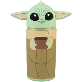 Grupo Erik Federmäppchen Star Wars Grogu Baby Yoda Mäppchen 1 Fach - Federmappe Etui Stifte Schule - Federtasche Mädchen Schlampermäppchen Jungen- Star Wars The Child Merch Geschenke Schulsachen
