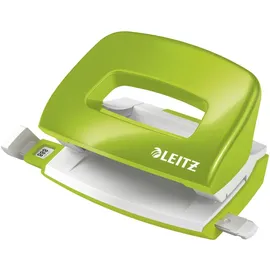 Leitz Mini Locher NeXXt Wow Kunststoff 10 Blatt grün Packung mit 30 Stück