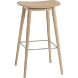Muuto Fiber Barhocker 75 cm, ockerfarbig