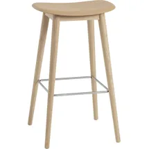 Muuto Fiber Barhocker 75 cm, ockerfarbig