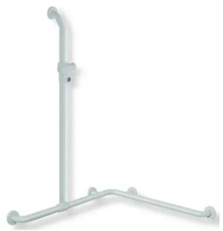 Hewi 801 Duschhandlauf 801.35.9934097 762/762 x 1250 mm, lichtgrau, suizidhemmend