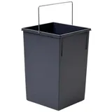 Naber Inneneimer 15 Liter, Alu grau,