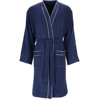VOSSEN Bademantel in marine blau & Gr. XXL
