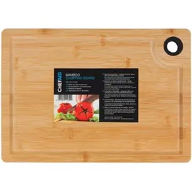 Chef Aid Bambus-Schneidebrett 1 Stück 35 x 25 x 1,5 cm Holz