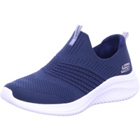 SKECHERS Damen Ultra Flex 3.0 Classy Charm Sneaker, Navy Knit/Trim, 36.5 EU