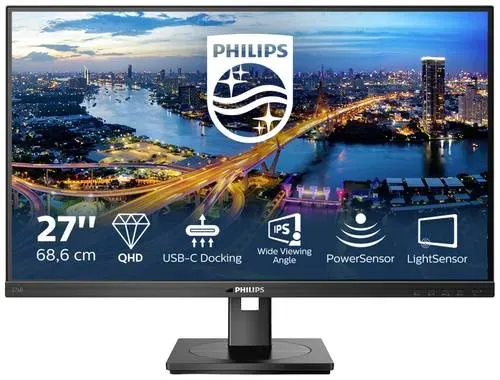 Philips 276B1/00 LCD-Monitor EEK F (A - G) 68.6cm (27 Zoll) 16:9 4 ms HDMI®, USB-A, DisplayPort, Ko