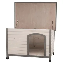 Trixie Hundehütte Classic 104 x 72 x 68 cm Holz/Kunststoff Grau