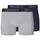 SKINY Retro Boxershorts Blau / Grau S 2er Pack
