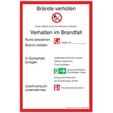 SafetyMarking® Brandschutzordnung Teil A 20,0 x 30,0 cm mehrfarbig