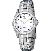 Lotus Edelstahl Herren Uhr L15150/A Armbanduhr silber Elegant Classic D2UL15150/A - Silber