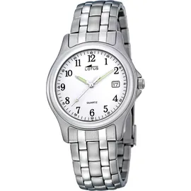 Lotus Edelstahl Herren Uhr L15150/A Armbanduhr silber Elegant Classic D2UL15150/A - Silber
