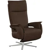 Livetastic Fernsehsessel, Dunkelbraun, Textil, 77x116x80 cm, Made in EU, Relaxfunktion, Netzbetrieb, Wohnzimmer, Sessel, Fernsehsessel