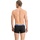 Head Herren Boxershort 2er Pack - Basic, Baumwoll Stretch, einfarbig Schwarz/Blau XL