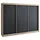 A&J MöbelLand Schiebetürenschrank Mero 200 x 215 x 59,5 cm Sonoma/Schwarz