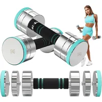 Dripex Hantel Set Verstellbare Kurzhanteln 2er Set 10 kg