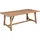 Garden Pleasure OAKLAND Gartentisch 200 x 100 x 75 cm Braun