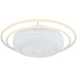 Globo Lighting LED Decken Ventilator Tages-Licht Lampe Fernbedienung Timer Raum Kühler Leuchte Globo 03616