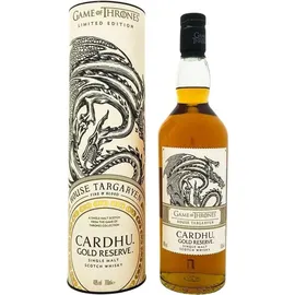Cardhu Whisky Gold Reserve House Targaryen Game of Thrones Edition Single Malt Scotch 40% vol 0,7 l
