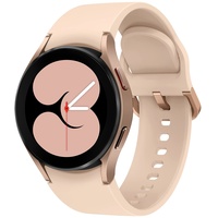 Samsung Galaxy Watch4, Runde Bluetooth Smartwatch, Wear OS, Fitnessuhr, Fitness-Tracker, 40 mm, Pink Gold inkl. 36 Monate Herstellergarantie [Exkl. bei Amazon]
