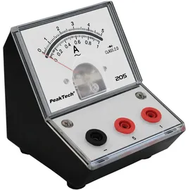Peaktech P 205-09 Strommessgerät/Amperemeter Analog/Messgerät mit Spiegelskala 0 - 1A/ 5A AC