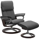 Stressless Stressless® Relaxsessel »Admiral«, mit Signature Base, Größe M & L, Gestell Wenge Stressless® grey BATICK,