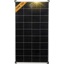 EnjoySolar enjoysolar® 150W 12V Monokristallines Solarmodul Photovoltaikmodul ideal für Wohnmobil, Gartenhäuse, Boot