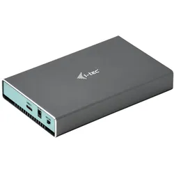 I-TEC USB-C MySafe Festplattengehaeuse für 2x SATA M.2 Festplatten