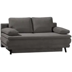 Schlafsofa Boyd Stoff Grau Dunkelgrau