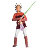 Rubie ́s Kostüm Star Wars Ahsoka Tano, Original lizenziertes Kostüm aus “Star Wars: The Clone Wars” braun 122