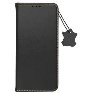 Smart Pro Echt Buchtasche Leder Tasche Lederbuch Hülle Cover Case Handytasche für Samsung Galaxy S20 FE (G780F) Schwarz