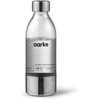 Aarke PET-Flasche 0,45 Liter polished steel