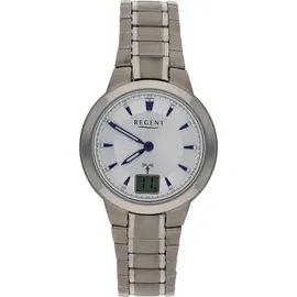 REGENT Funkuhr Analog-Digital Metallarmband 29,5 mm URFR270