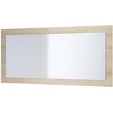 Vladon Spiegel, Eiche San Remo, Holzwerkstoff, Rechteckig, 89x45x2 cm)