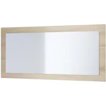 Vladon Spiegel, Eiche San Remo, Holzwerkstoff, Rechteckig, 89x45x2 cm)