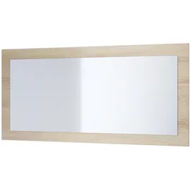 Vladon Spiegel, Eiche San Remo, Holzwerkstoff, Rechteckig, 89x45x2 cm)