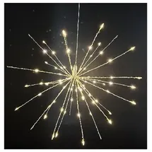Trendline LED Aufhänger Eiskristall Ø 50 cm Warmweiß